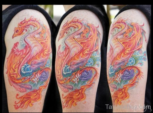 Graceful Phoenix Tattoo-TB1044
