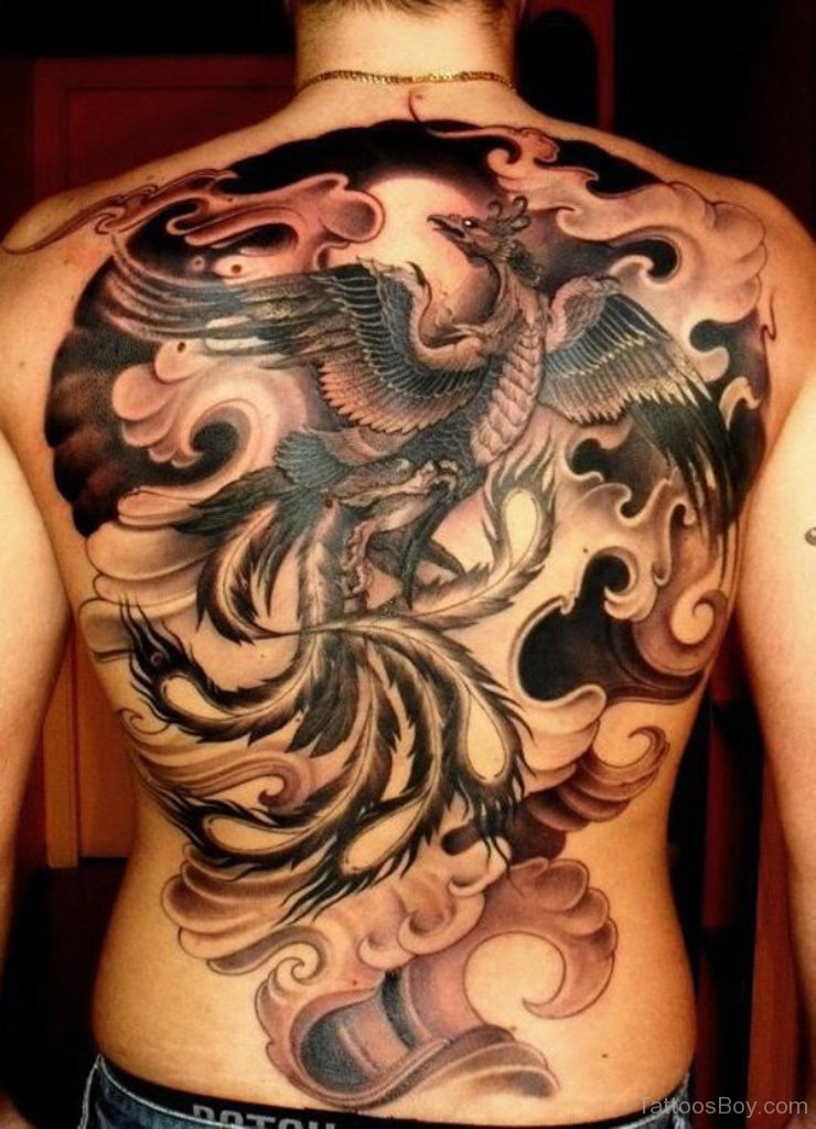 Japanese Phoenix Tattoo On Back | Tattoo Designs, Tattoo Pictures