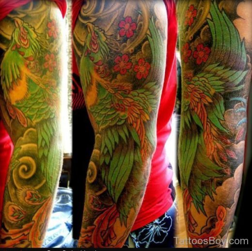 Japanese Phoenix Tattoo-TB1055