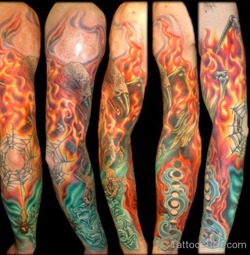 Nice Full Sleeve Tattoo-TB1056