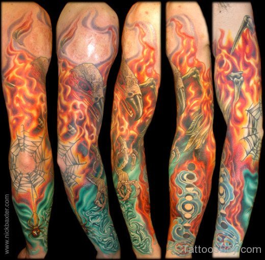 Nice Full Sleeve Tattoo-TB1056