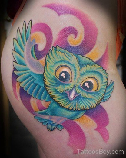 Nice Owl Tattoo