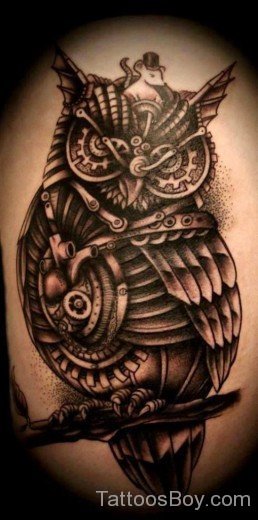 Owl Bird Tattoo Design