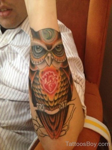 Owl Tattoo Design On Arm 73-TB1126