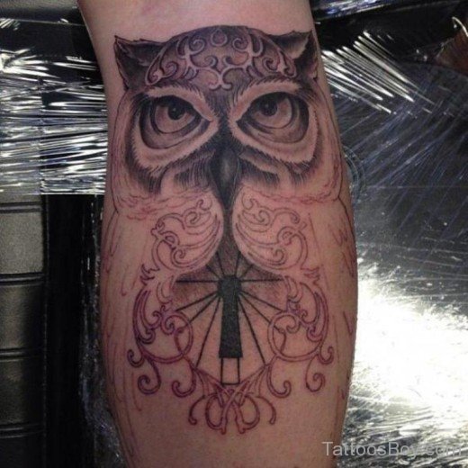 Owl Tattoo Design  On Arm-TB1123