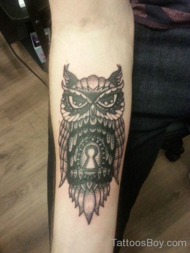 Owl Tattoo On Wrist