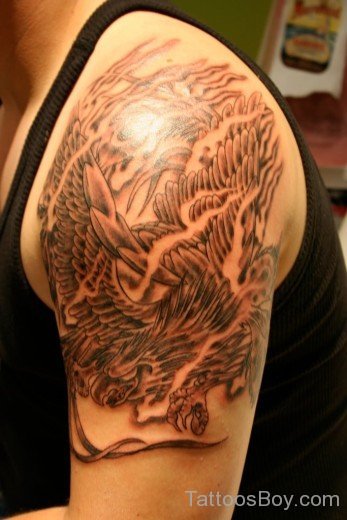 Stylish Phoenix Tattoo 