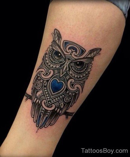 Prettty Owl Tattoo