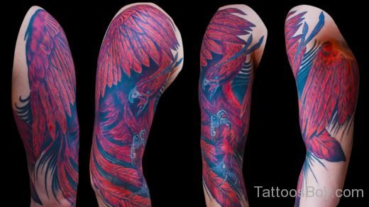 Red Phoenix Tattoo-TB1101