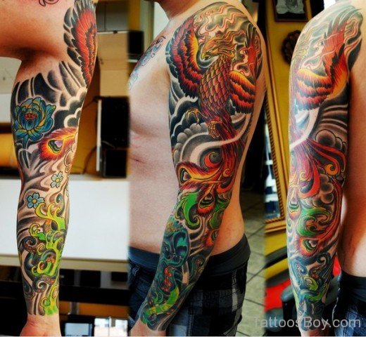  Phoenix Tattoo design-TB1103