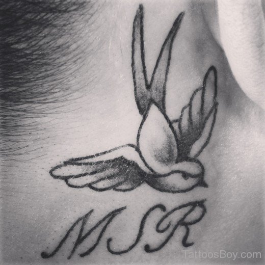 Nice Swallow Tattoo 