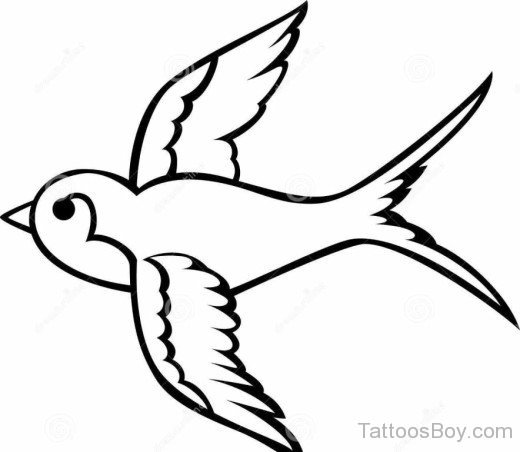 Swallow Tattoo Design 54-TB1447
