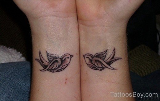 Swallow Tattoo Design On Wrist-TB1464