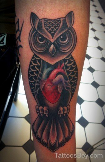 Wonderful Owl Tattoo