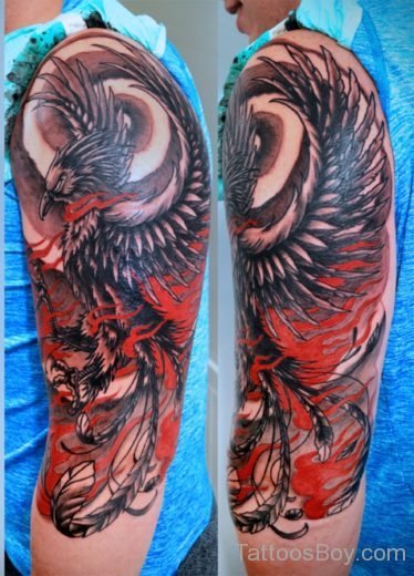 Wonderful Phoenix Tattoo Design-TB1117