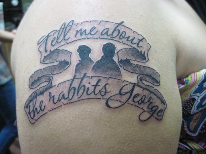 Arm piece tell me about the rabbits george tattoos designs